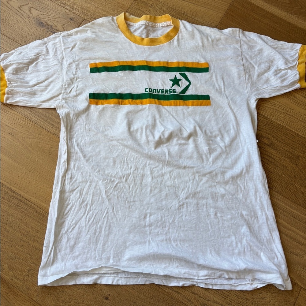 1970’s vintage converse ringer t-shirt single stitch mens M/L